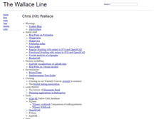 Tablet Screenshot of kitwallace.co.uk